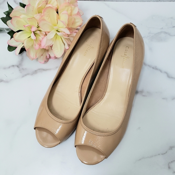 Cole Haan Shoes - COLE HAAN Air Tali Peep Toe Wedge